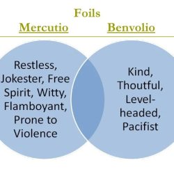 How are romeo and mercutio foils