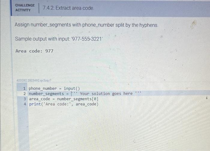 Assign number_segments with phone_number split by the hyphens